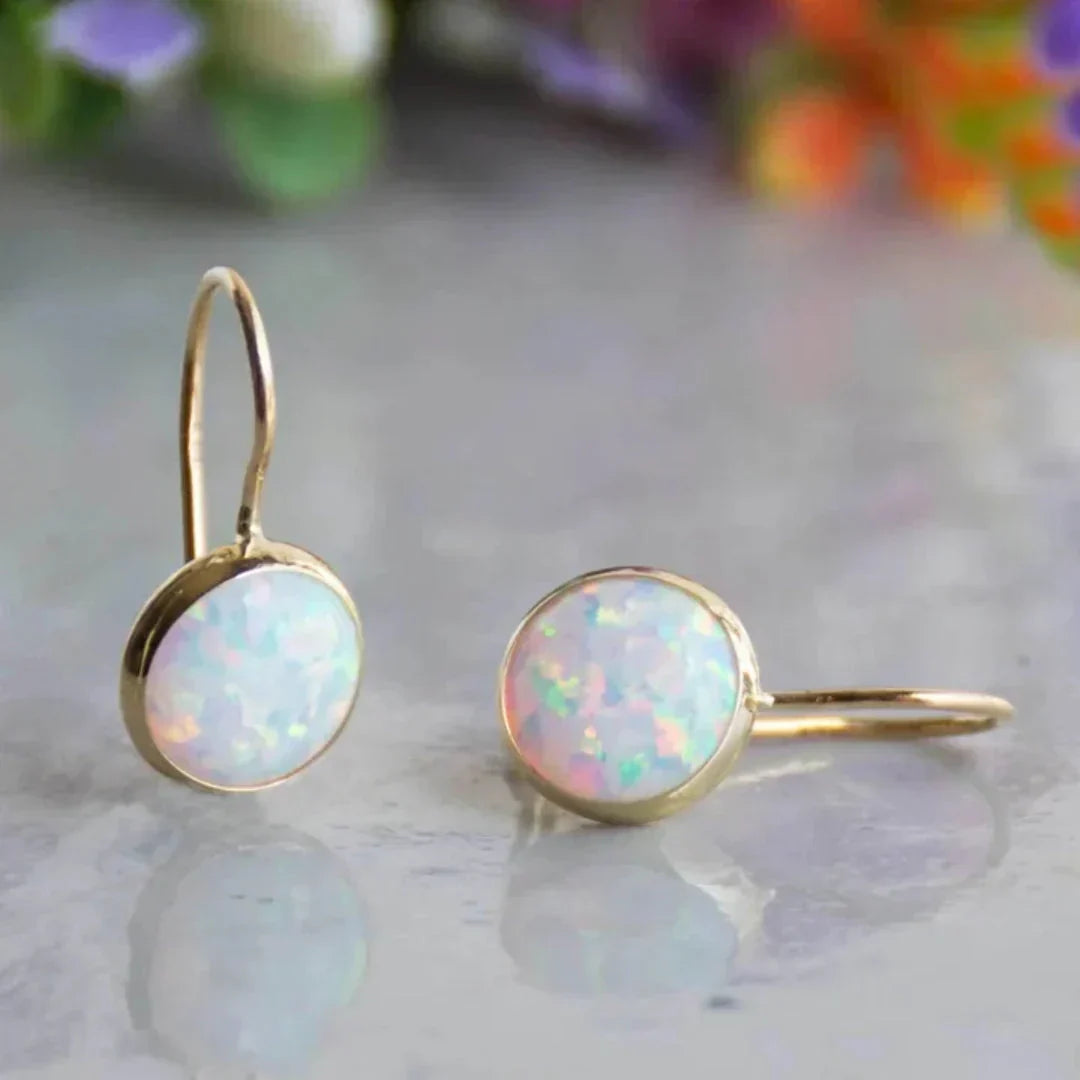 Stylish Opal Glow Earrings