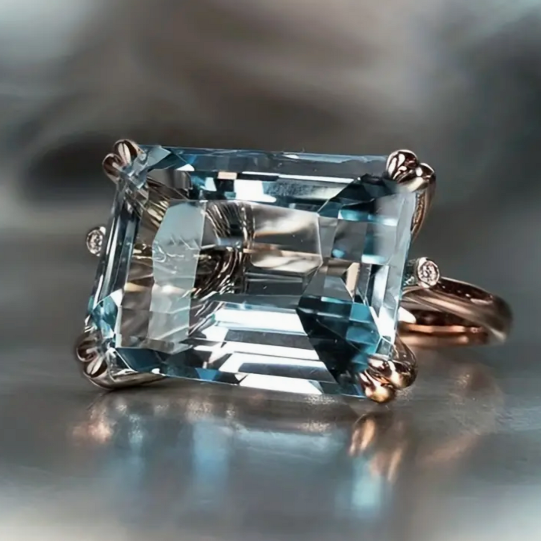 Classic Blue Zirconia Ring