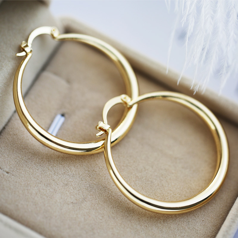 Classic Golden Hoops