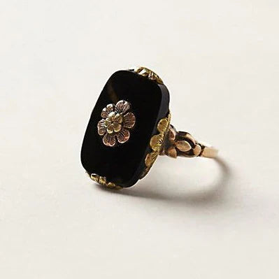 Classic Black Stone Ring