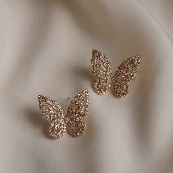 Stylish Bright Butterfly Earrings