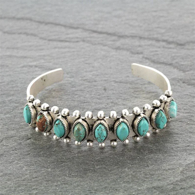 Trendy Turquoise Stone Bracelet