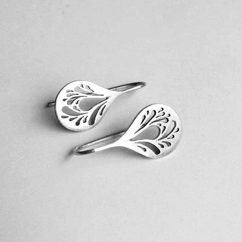 Modern Hollow Drop Earrings