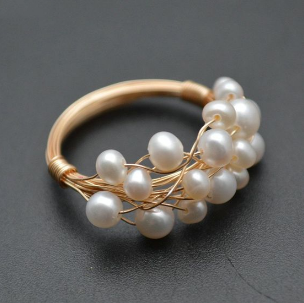 Timeless Pearl Nest Ring