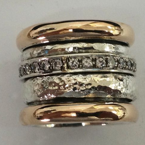 Trendy Layered Thick Gold Ring