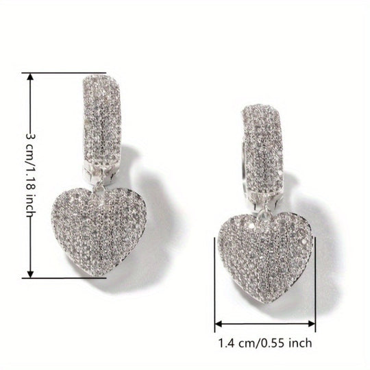 Minimalist Micro Pave Zirconia Earrings