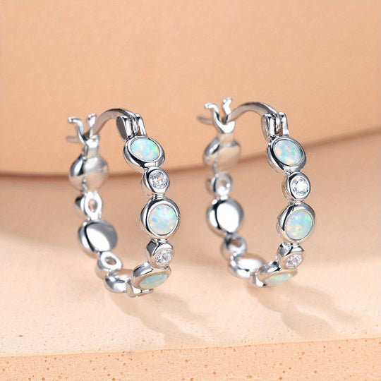 Elegant Classic Copper Hoop Earrings