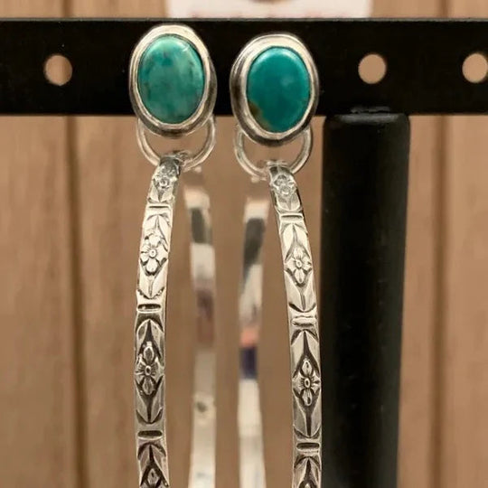 Boho Trendy Onyx Earrings