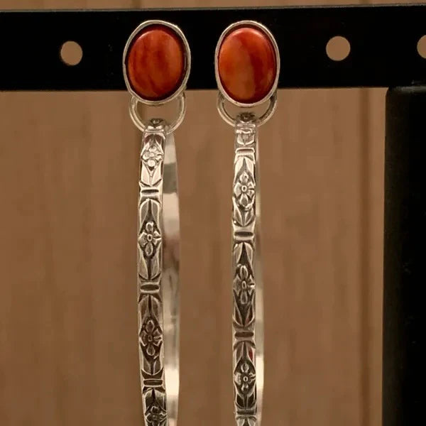 Boho Trendy Onyx Earrings