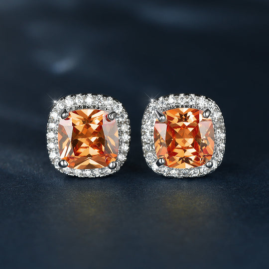 Minimalist Stone Stud Earrings
