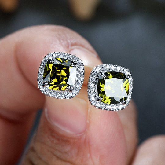 Minimalist Stone Stud Earrings