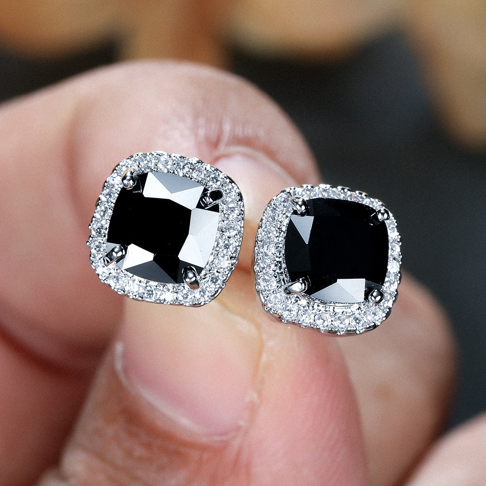 Minimalist Stone Stud Earrings