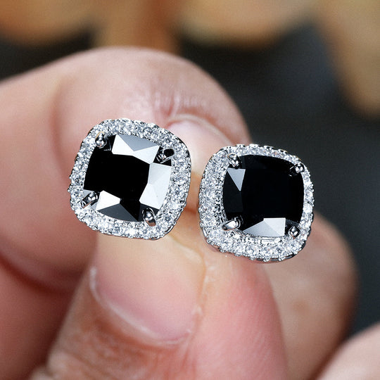Minimalist Stone Stud Earrings