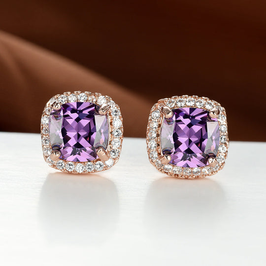 Minimalist Stone Stud Earrings