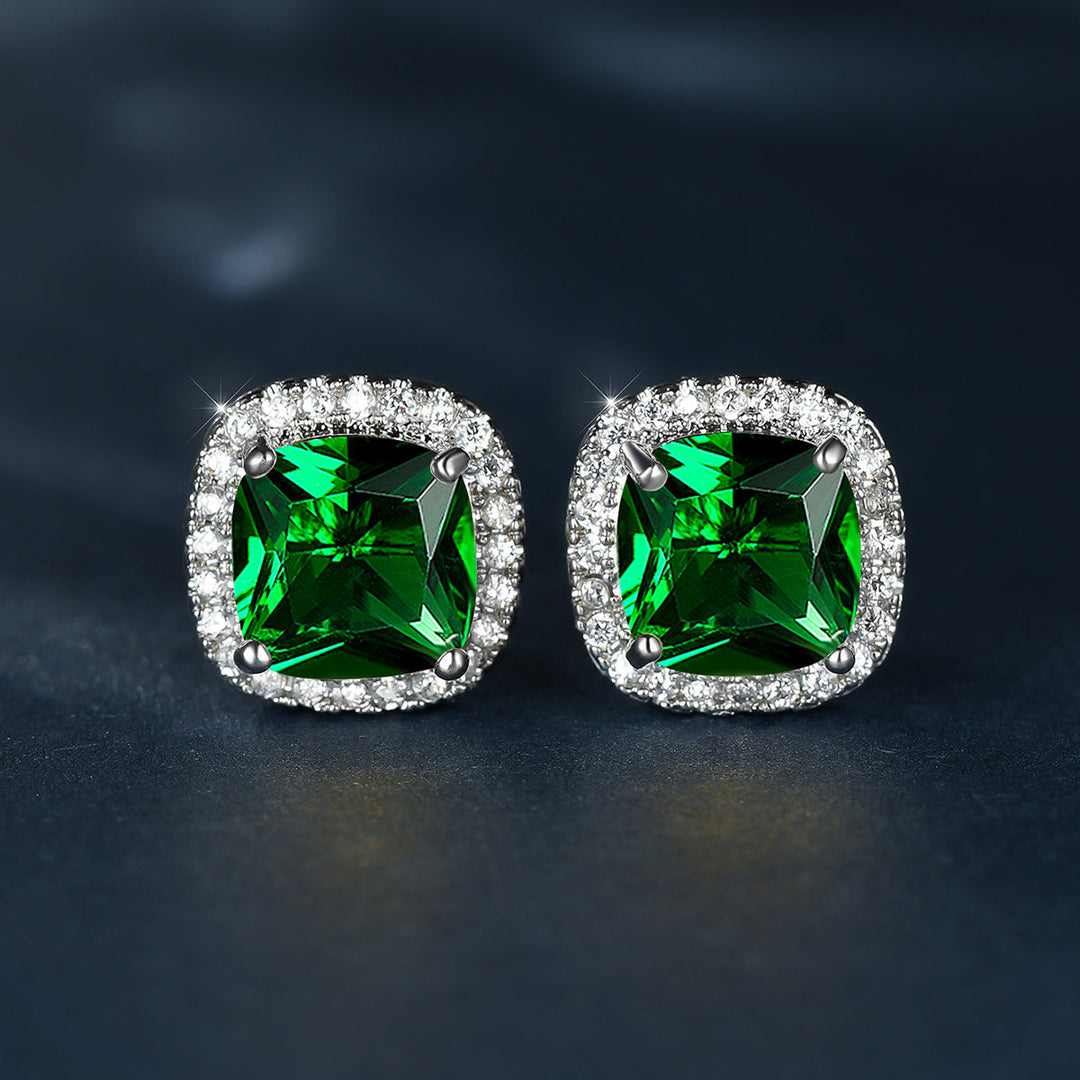 Minimalist Stone Stud Earrings