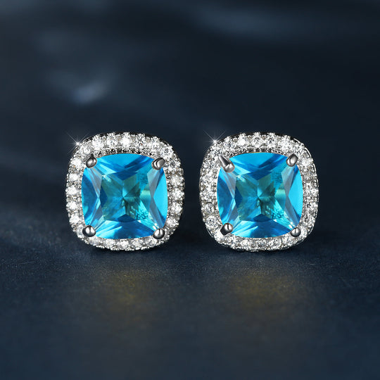 Minimalist Stone Stud Earrings