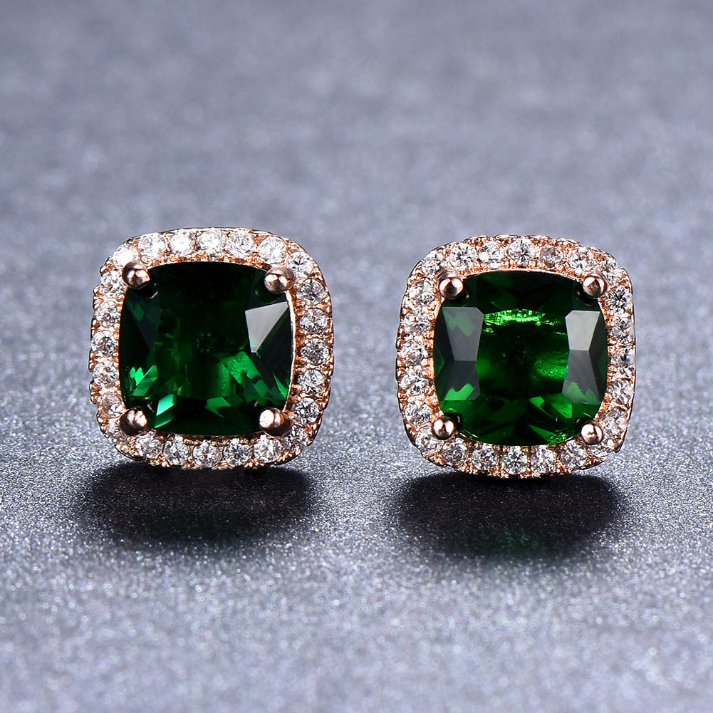 Minimalist Stone Stud Earrings