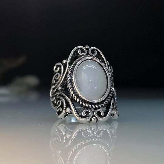 Classic Inlaid Decorative Ring