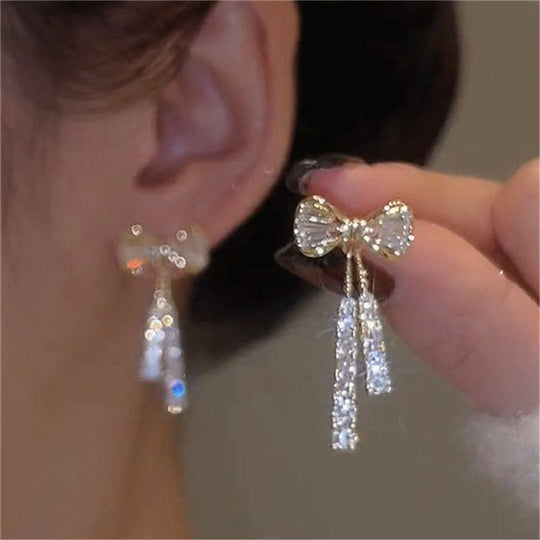 Elegant Zirconia Drop Earrings