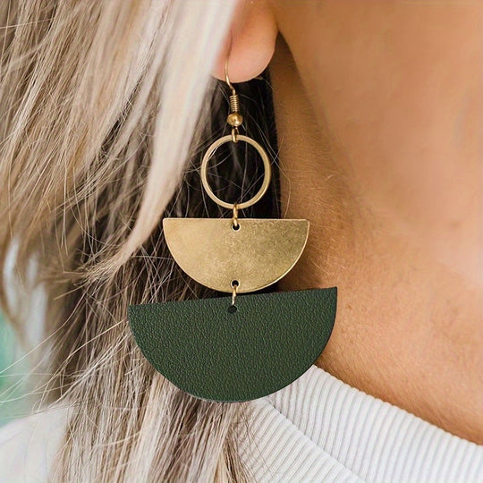 Timeless Semi-Circular Hoop Earrings