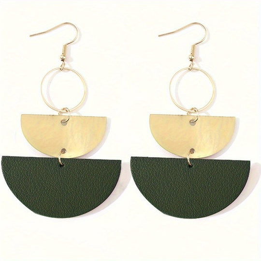Timeless Semi-Circular Hoop Earrings