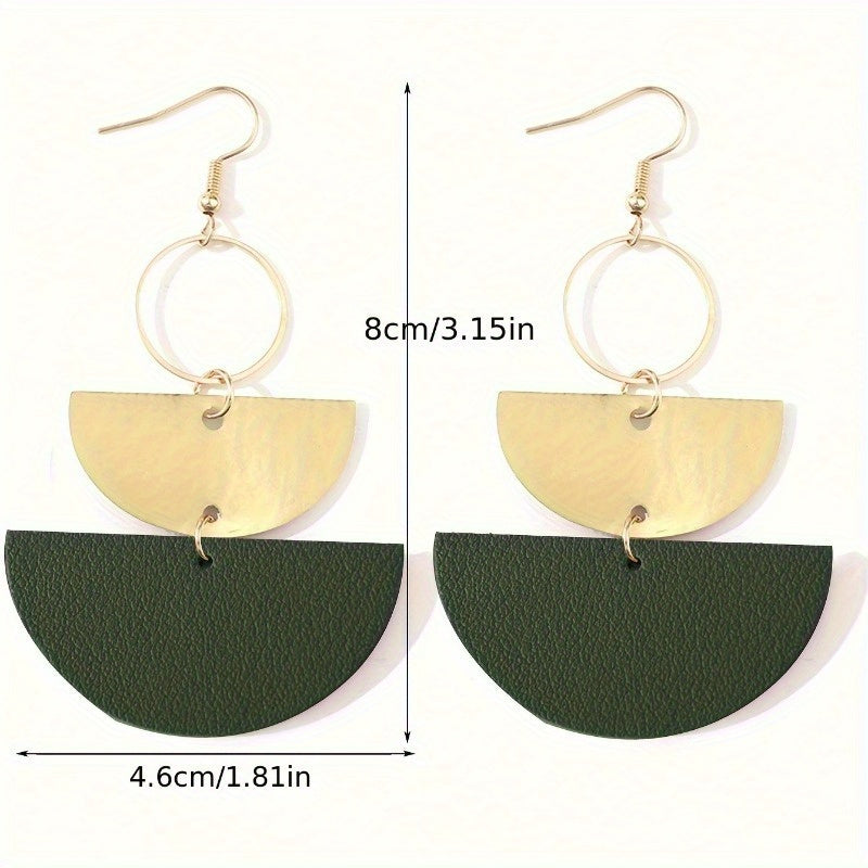 Timeless Semi-Circular Hoop Earrings