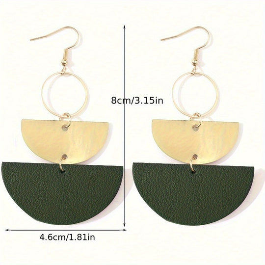 Timeless Semi-Circular Hoop Earrings