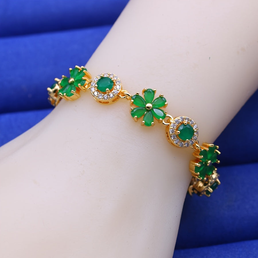 Classic Elegant Flower Link Chain