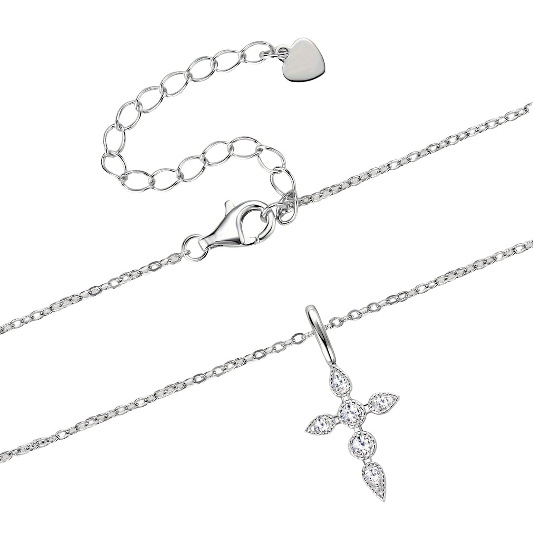 Elegant Cross Pendant Necklace