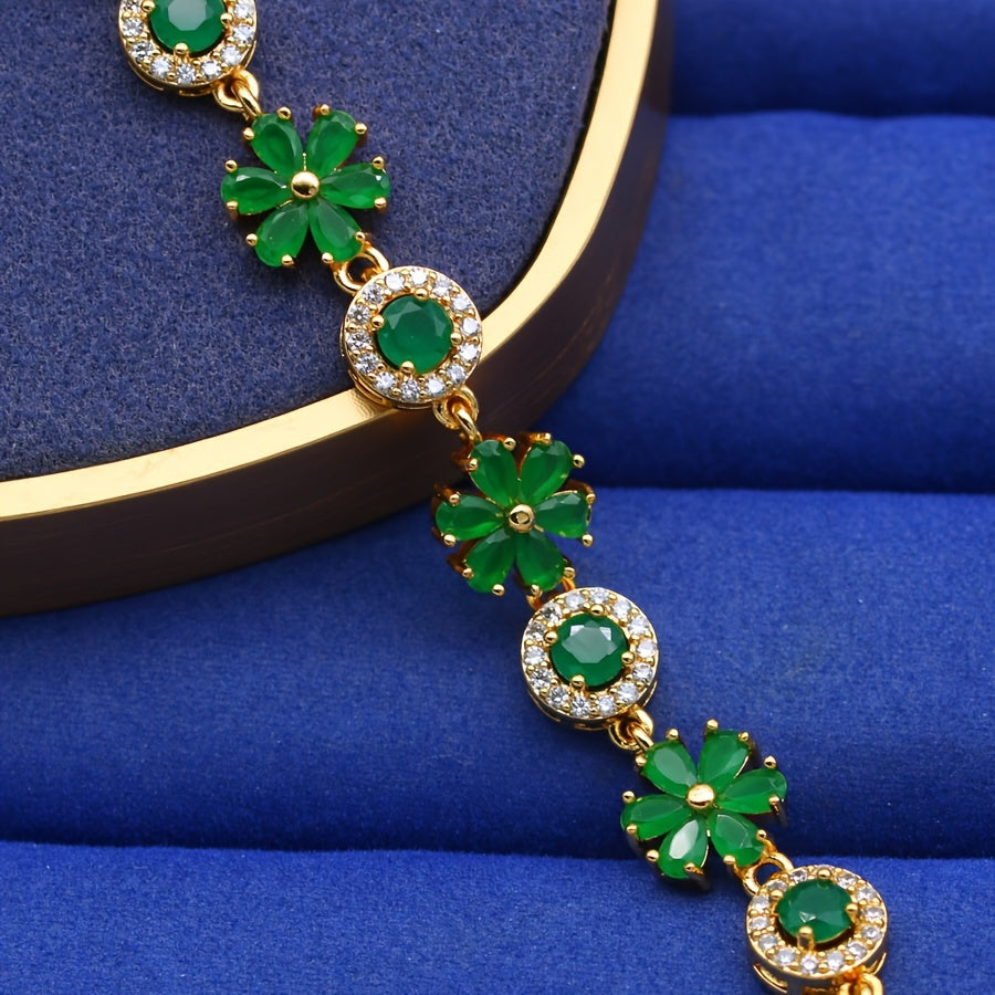 Classic Elegant Flower Link Chain