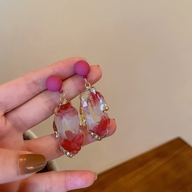 Timeless Irregular Resin Earrings