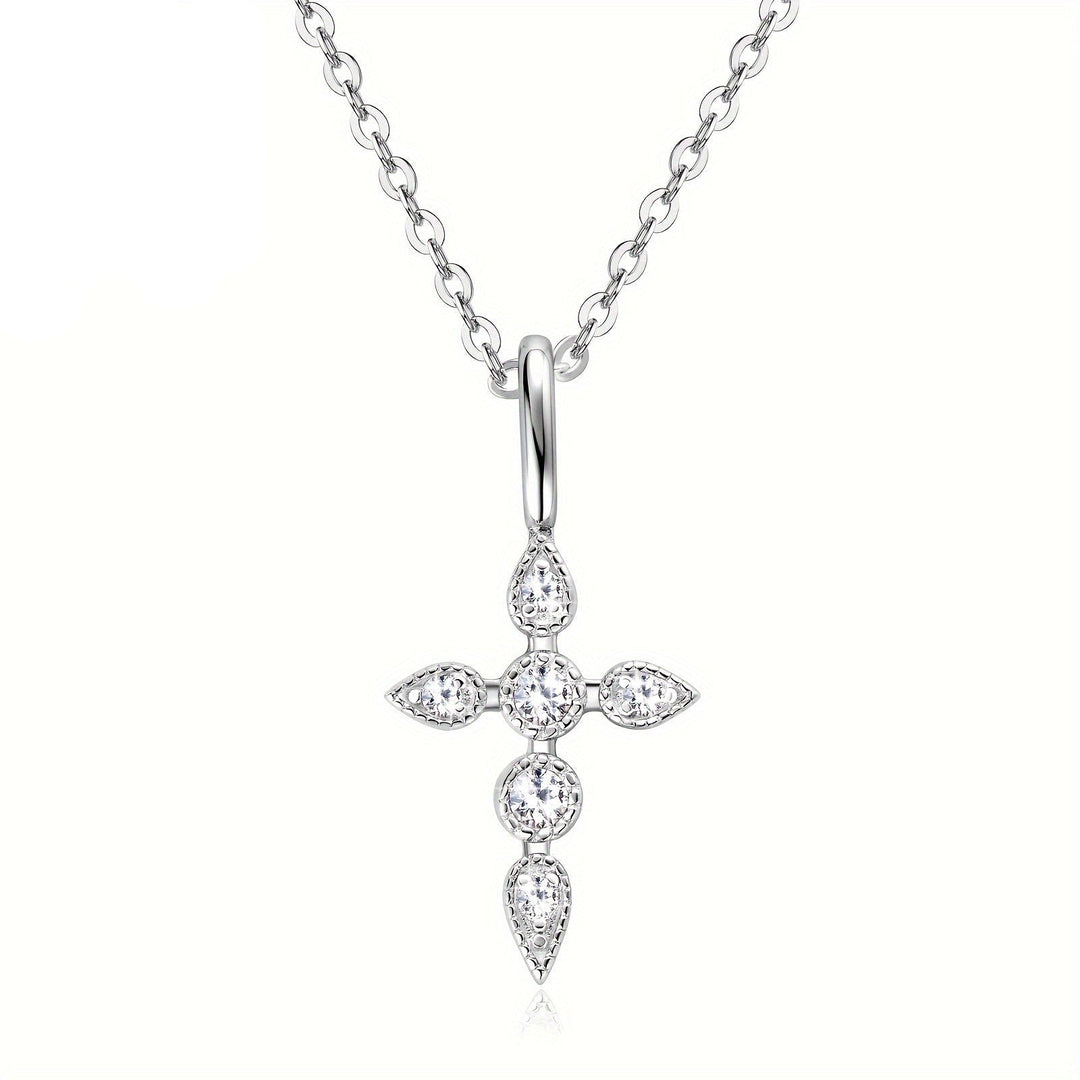 Elegant Cross Pendant Necklace