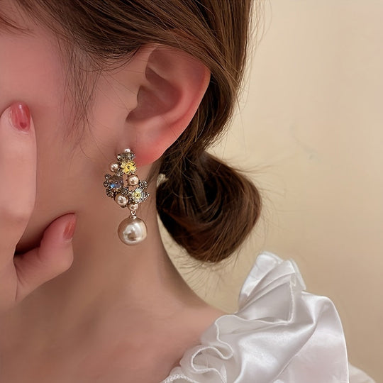 Timeless Floral Dangle Earrings