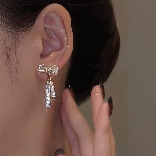 Elegant Zirconia Drop Earrings