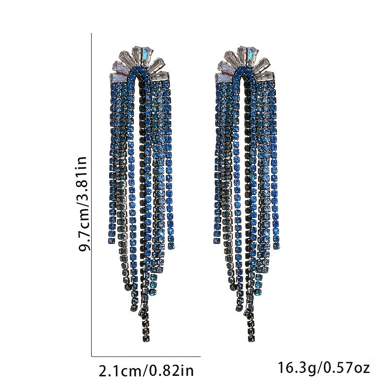 Modern & Elegant U-shaped Tassel Earrings