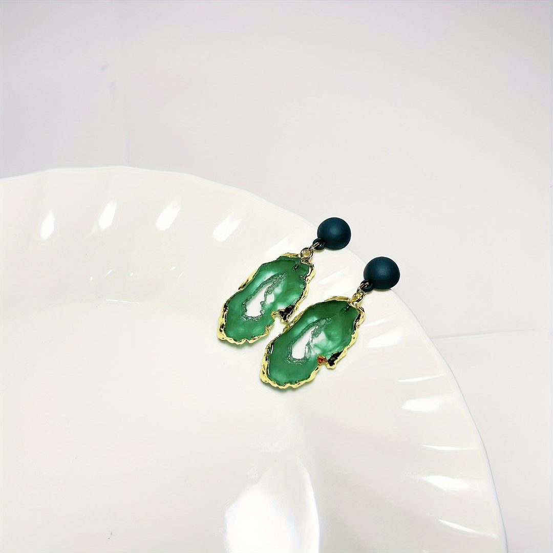 Timeless Irregular Resin Earrings