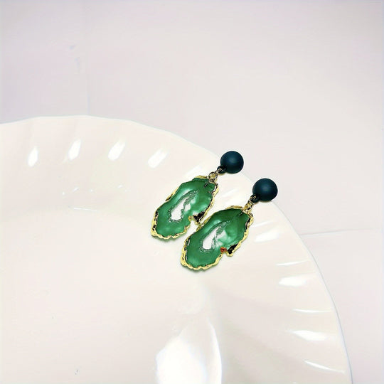 Timeless Irregular Resin Earrings
