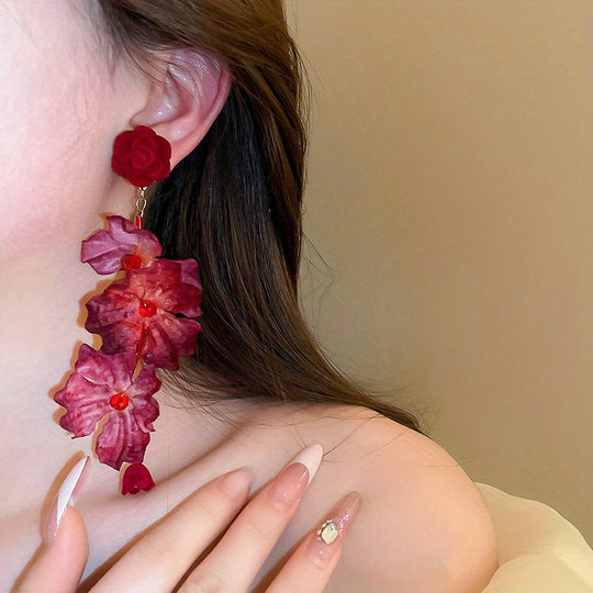 Timeless Rose Earrings