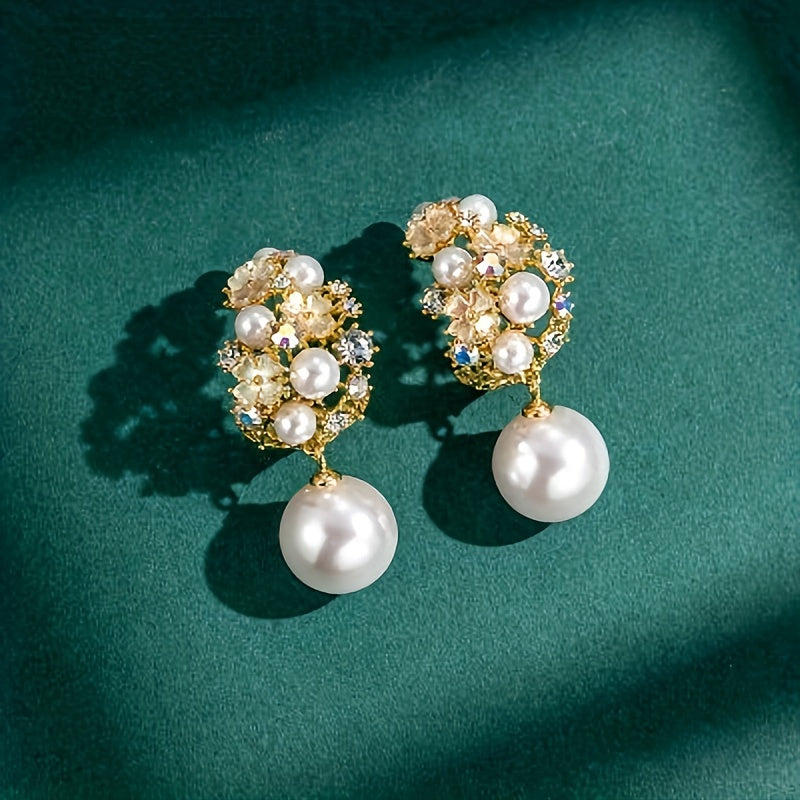 Timeless Floral Dangle Earrings