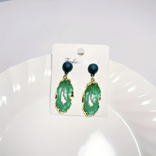 Timeless Irregular Resin Earrings
