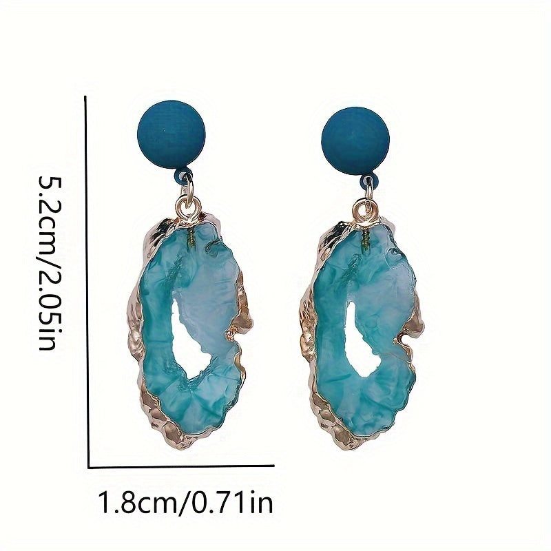 Timeless Irregular Resin Earrings