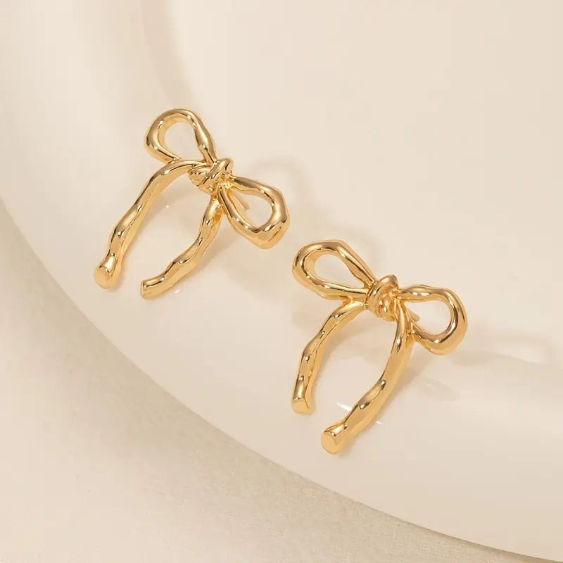 Chic Trendy Bow Earrings