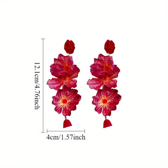 Timeless Rose Earrings