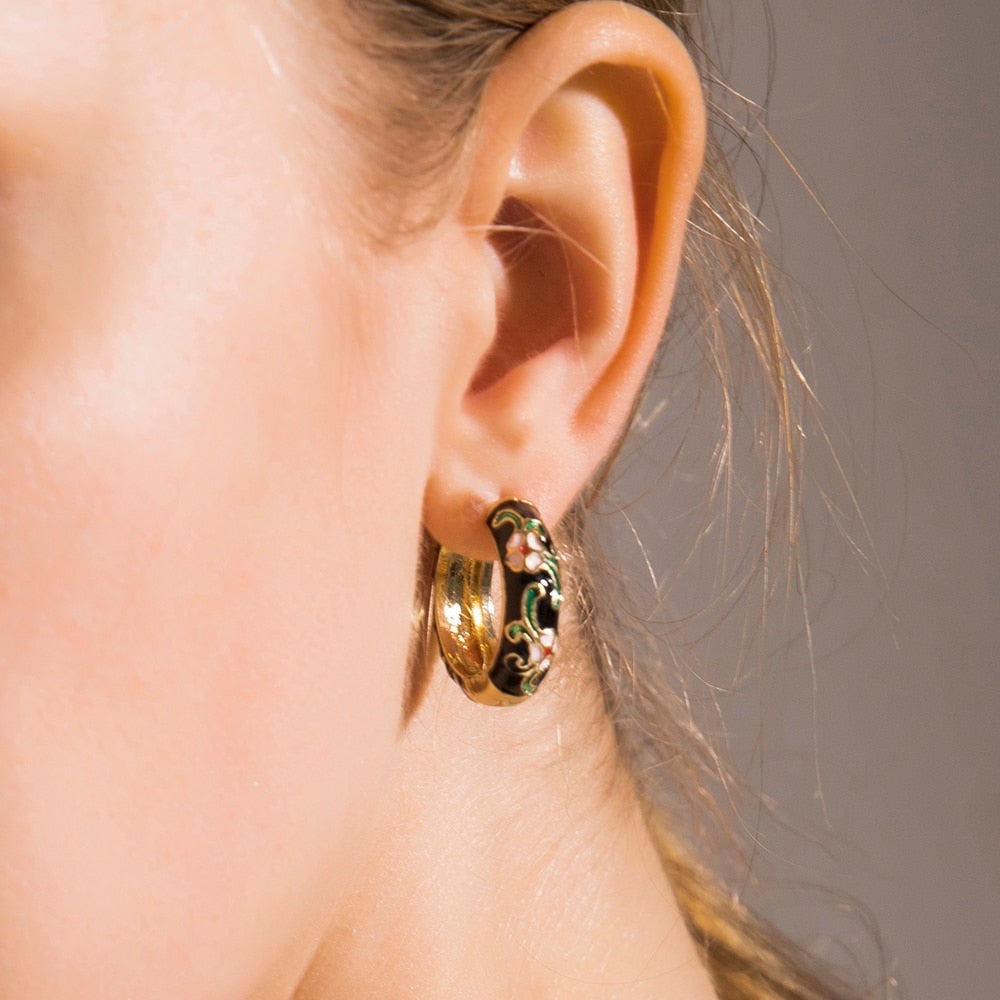 Stylish Flower Earrings
