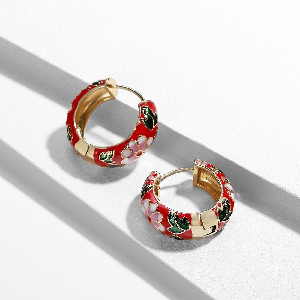 Stylish Flower Earrings