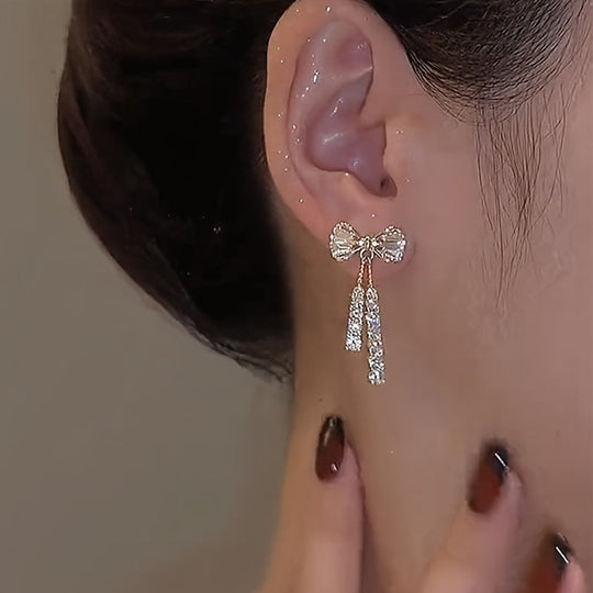 Elegant Zirconia Drop Earrings