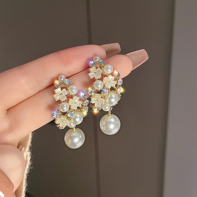 Timeless Floral Dangle Earrings