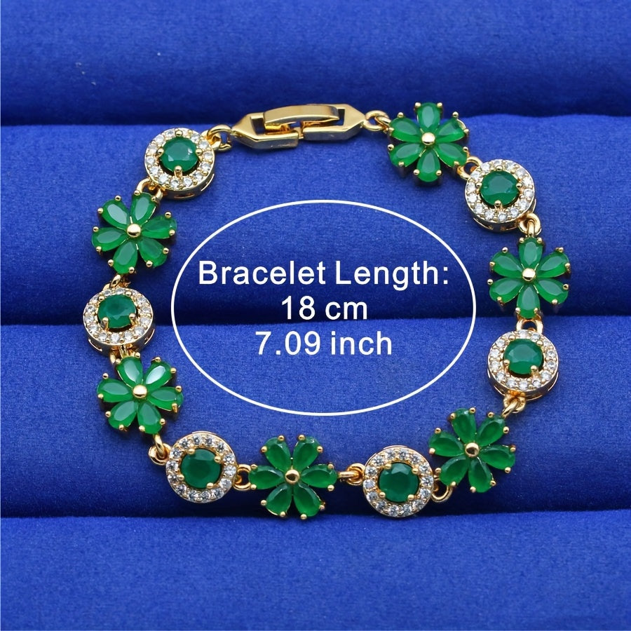 Classic Elegant Flower Link Chain