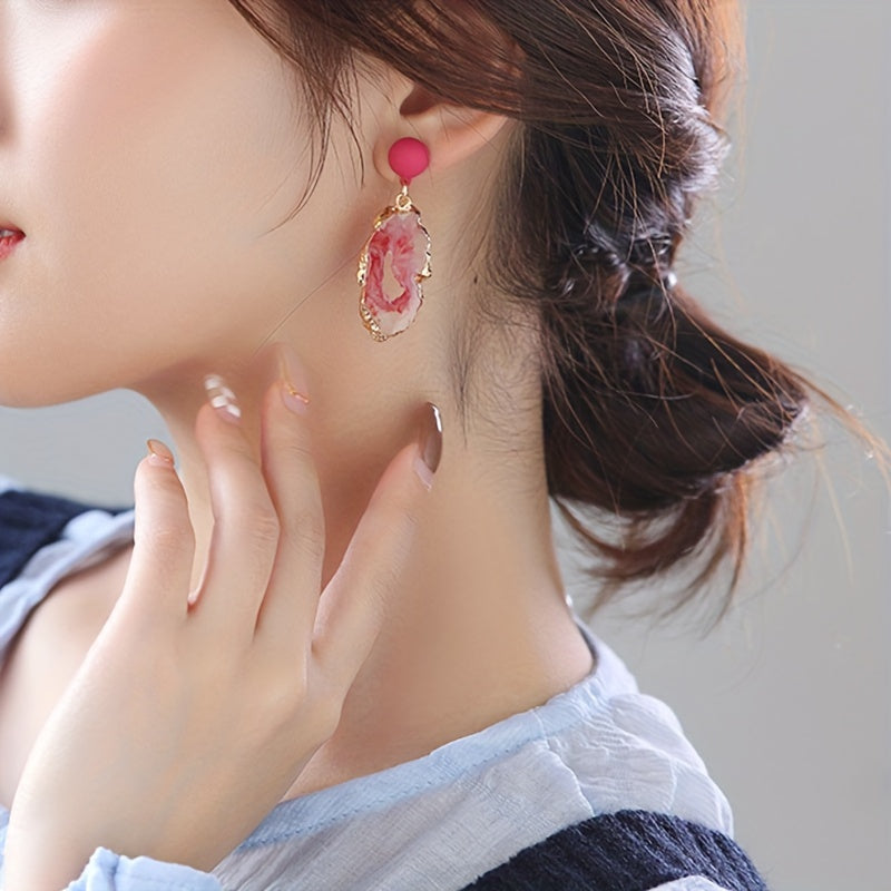 Timeless Irregular Resin Earrings