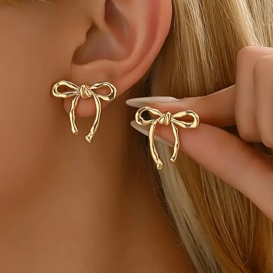 Chic Trendy Bow Earrings